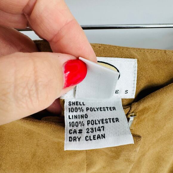 Talbots Straight-Leg Pants in Camel Brown - Picture 4 of 8